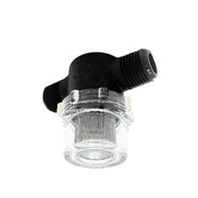 Inline Strainer 1/2" MNPT 50 Mesh with Clear Bowl 