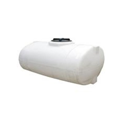 300 Gallon Elliptical Horizontal Tank White 48" x 70" x 36"