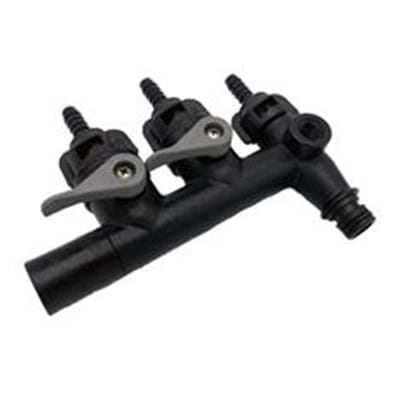 Quick Connect Manifold Assembly with 3/8" Hose Barbs 