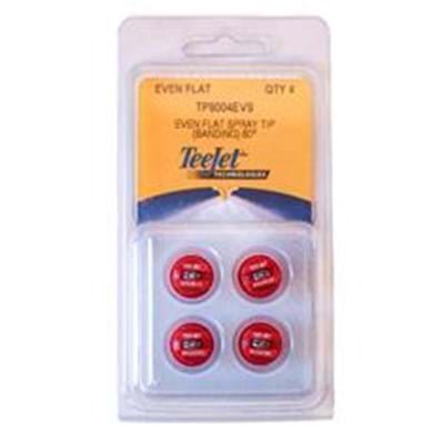 TeeJet 8004EVS Even Flat Fan VisiFlo Spray Tip 4 Pack