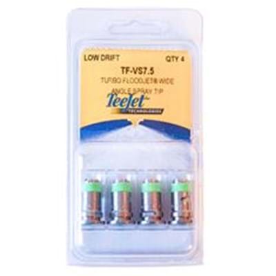 TeeJet Turbo FloodJet VS Tip Light Green 4 Pack