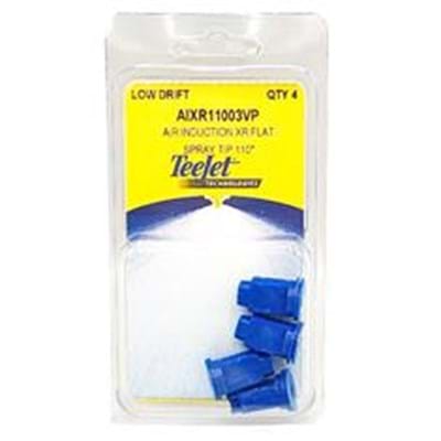 Teejet AXR11003-VP Extended Range Air Induction Blue Tip 4 Pack