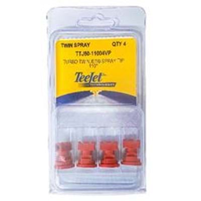 TeeJet TTJ60-11004-VP Turbo TwinJet Tip 4 Pack
