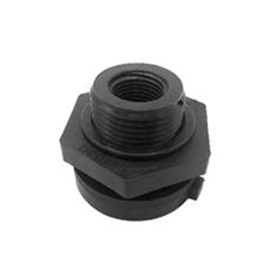 1/2" Heavy Duty Double Threaded Poly Tank Fitting